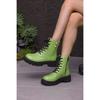 British Martin Boots Spring New Thick-soled Lace-up Short Boots Large Size Thick-heeled Locomotive Boots Rivets