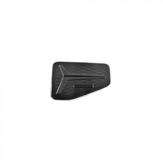 For Isuzu D-Max Dmax 2021-2024 Carbon Fiber Gas Oil Fuel Tank Cap Cover Trim