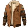 Autumn/Winter Retro Arctic Velvet Hooded Men's Sweatshirt