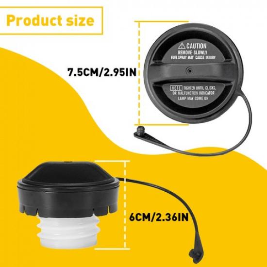 For Scion Toyota xA 4Runner Sienna Rav4 Fuel Gas Tank Filler Cap ABS 77300-53010