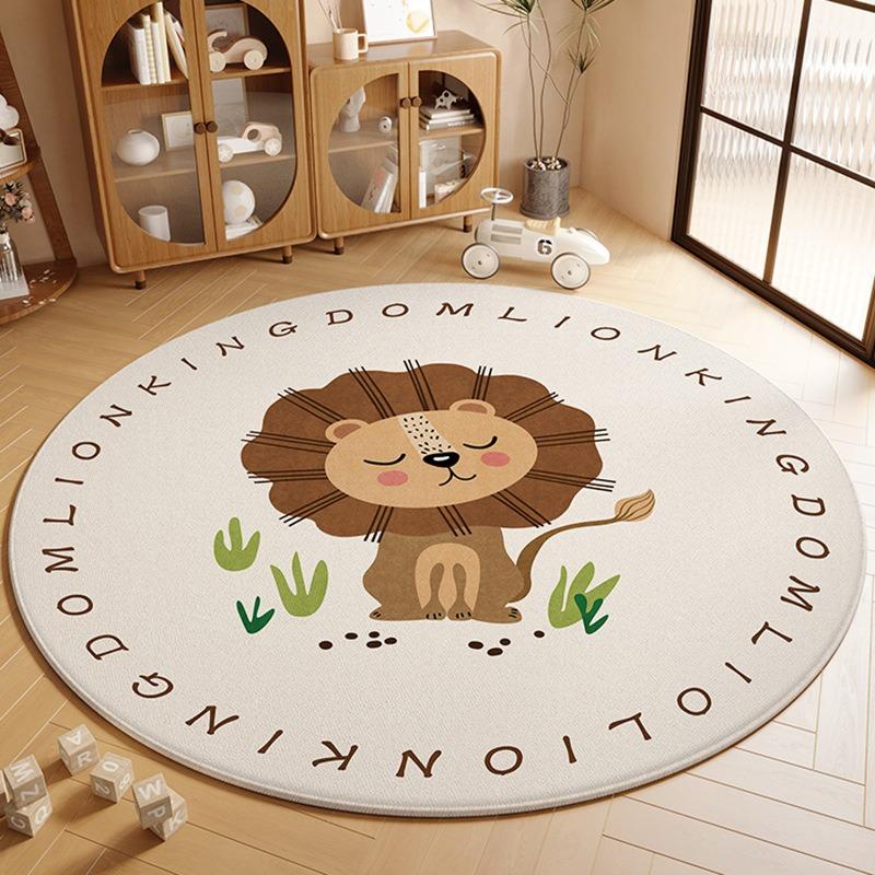 Cartoon Animal Children's Room Floor Mat Anti Slip Carpet for Children's Room Rugs for Bedroom Carpets for Living Room