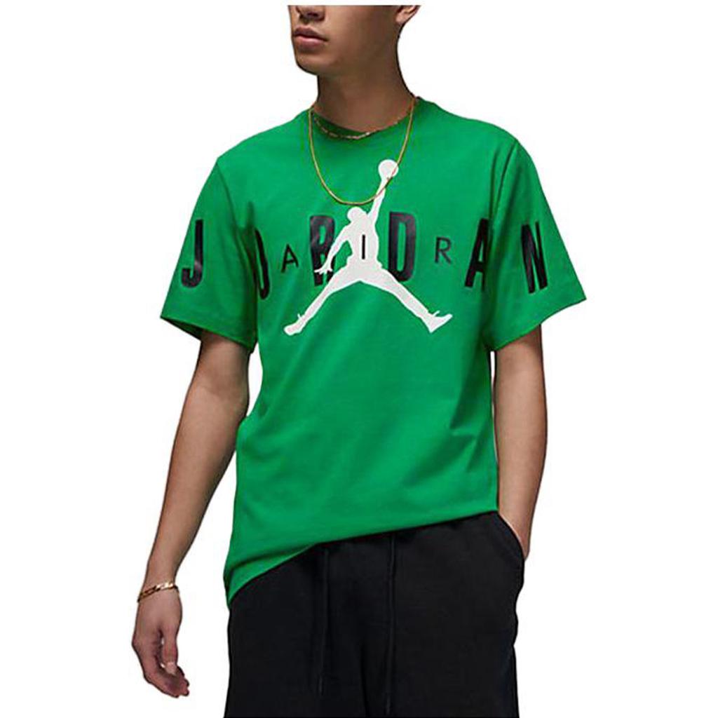 Jordan Eingesetztes Ärmel-T-Shirt Herren Grün DV1446-310