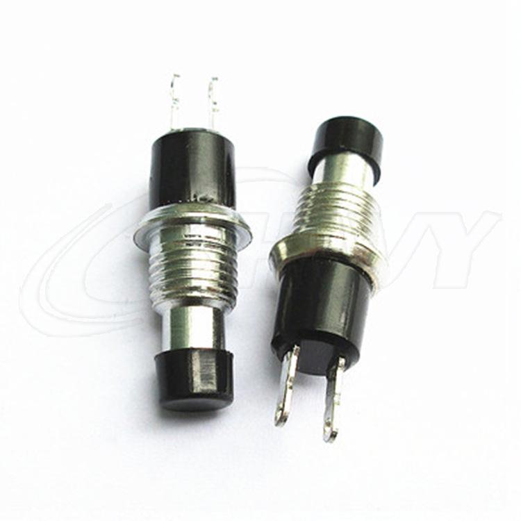 2-Pin Normally Open Momentary Push Button Switch (PBS-110), 6-7MM Hole