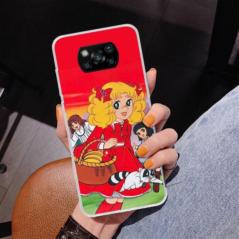

Candy 90s Anime Phnoe Case for Xiaomi Poco X5 X6 X7 Pro X4 Gt F7 Ultra M8 M7 Redmi 15C 15 13C 13 12C 12 Unique Cover Coque Poco Xiaomi Poco X6 Pro