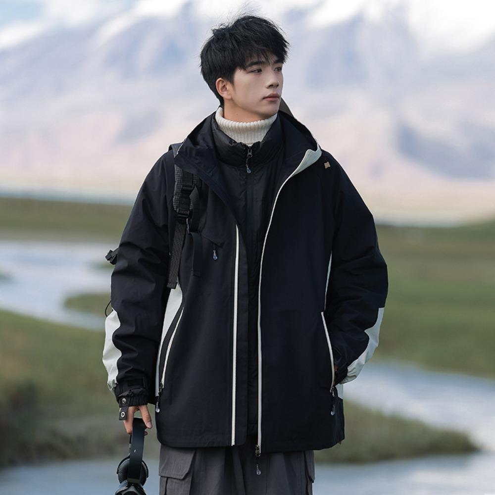 

Winter clothing, down jacket men s liner can be removed, down jacket men s jacket thickened to keep warm S