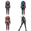 Colorful Skeleton Bodysuit For Halloween Unique Digital Print Jumpsuit