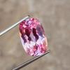 13.75 Ct Natural Certified Bi Color Tourmaline Cushion Cut Loose Gemstone