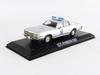 This Is the Police Car That Appeared In the Movie Am This Is a Scale GREENLIGHT Highway Patrol Plymouth "Trans 7000." 1/43 Fury, White, 1975. [Used]