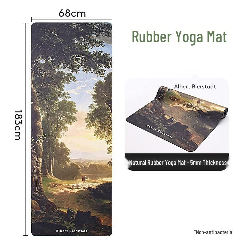 Antibacterial Non-Slip Yoga Mat for Girls - Shock Absorption, Sound Insulation, Vibration Damping, Thick for Home - Free Shipping