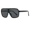 Protective Glasses New Trendy Large Frame Square Sunglasses Women One Piece Cool Sun Glasses Gradient Lens Pilot Eyewear UV400