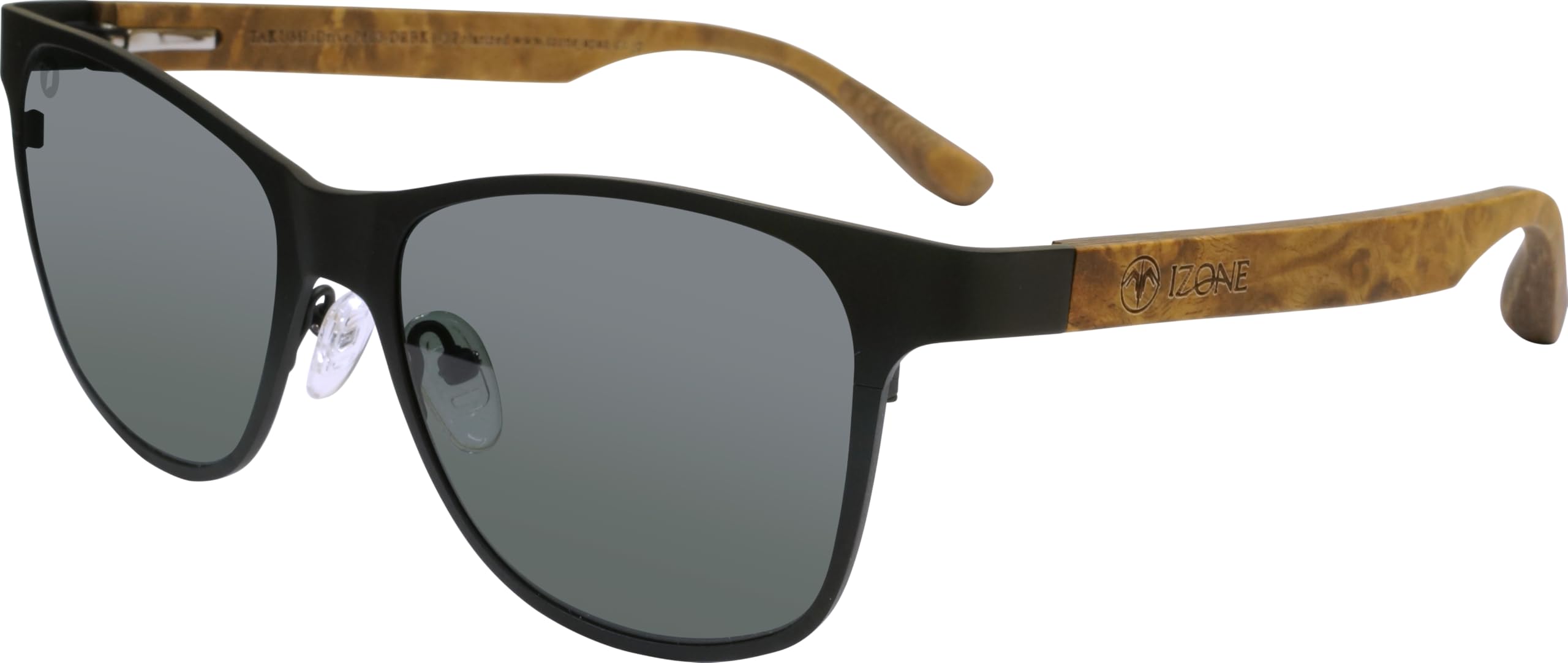 

iZONE Высокоэффективные Поляризационные Солнцезащитные Очки ДЕРЕВО Деревянные IDRIVE Takumi Вождение Рыбалка Гольф [iZONE] Мужские P603-DRBK1-3 (Черно-коричневый)