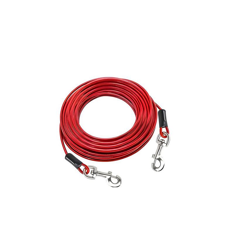 Durable Anti-Bite Steel Wire Dog Leash for All Breeds