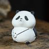 Ręcznie robiona fioletowa glina Zwierzątko do herbaty Panda Figurka Akcesorium do ceremonii herbaty Kungfu Kreatywny zestaw do herbaty