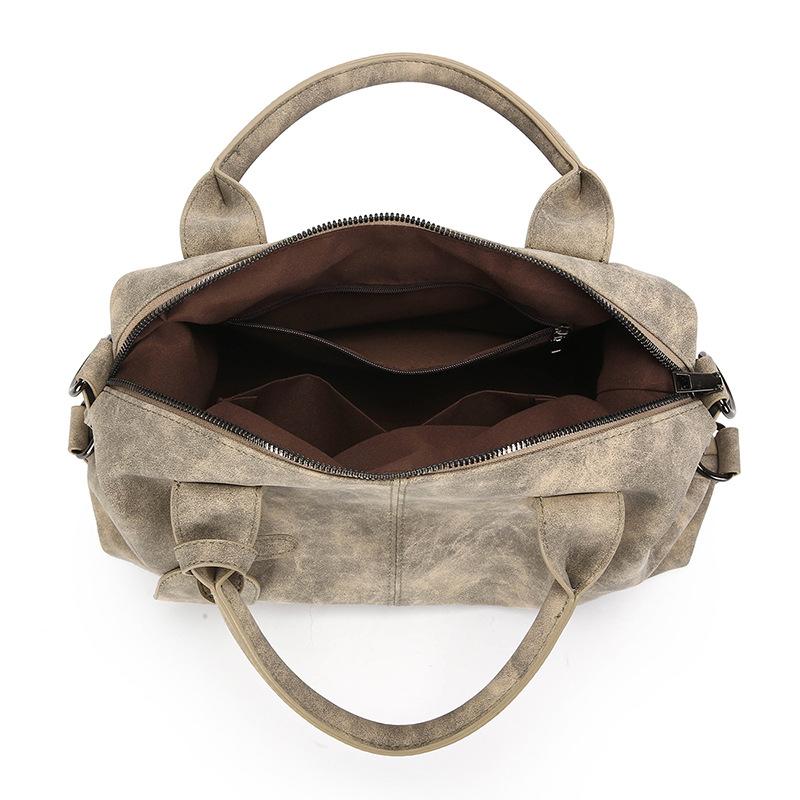 Módní a jednoduchá taška polštářovka Boston Bag Dámská taška pro dojíždění Kabelka