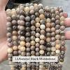 1A Natural Stone Dark Red Garnet Bead Round Loose Spacer 4 6 8 10mm Pick Size For Jewelry Making Diy Necklace Bracelet Accessory