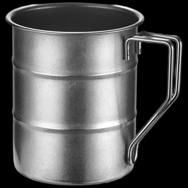 Retro Deer-Themed Camping Mug