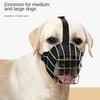Large and Medium-sized Dog Mouth Cover Anti-eating, Anti-biting, Breathable and Drinkable Stainless Steel Dog Mouth Cover for Fierce Dogs