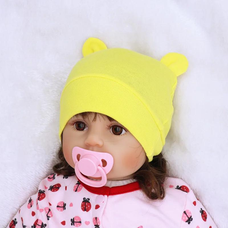 New Baby Hat For Boy Girl Fashion Ears Bonnet Cute Pography Props Hats Newborn Beanie Kids Outdoor Warm Knitted Beanie Cap