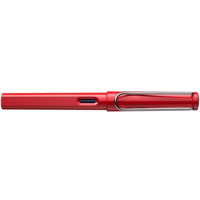 LAMY Safari Red Fountain Pen (M) Steel Nib L16-M Medium Point