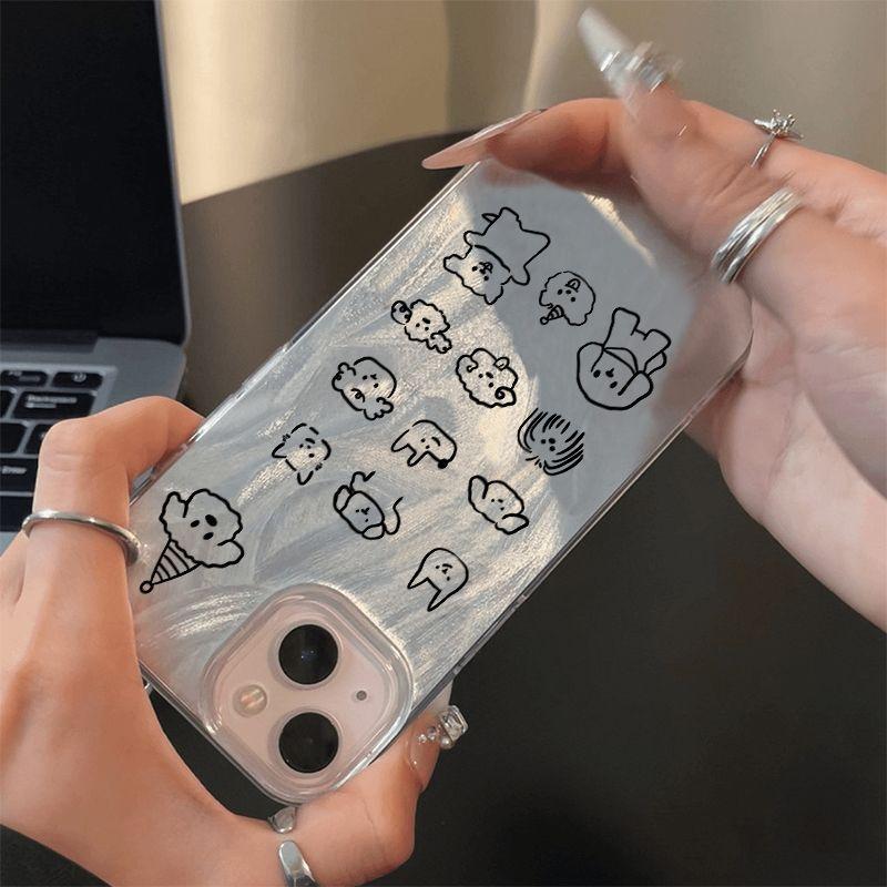 Simple puppy is suitable for Huawei mate60 mobile phone feather case Honor 300 new p70 soft nova12 hard enjoy 70
