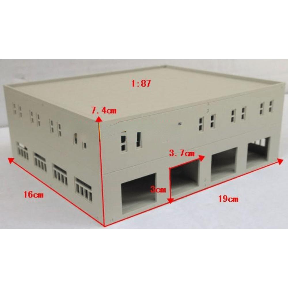 1:87 HO Garage Scene Model