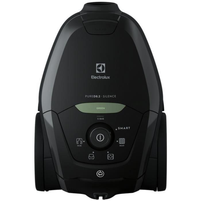 Aspirateur Avec Sac Electrolux Pure D8.2 Green PD82-GREEN - 500W - 57dB - Noir