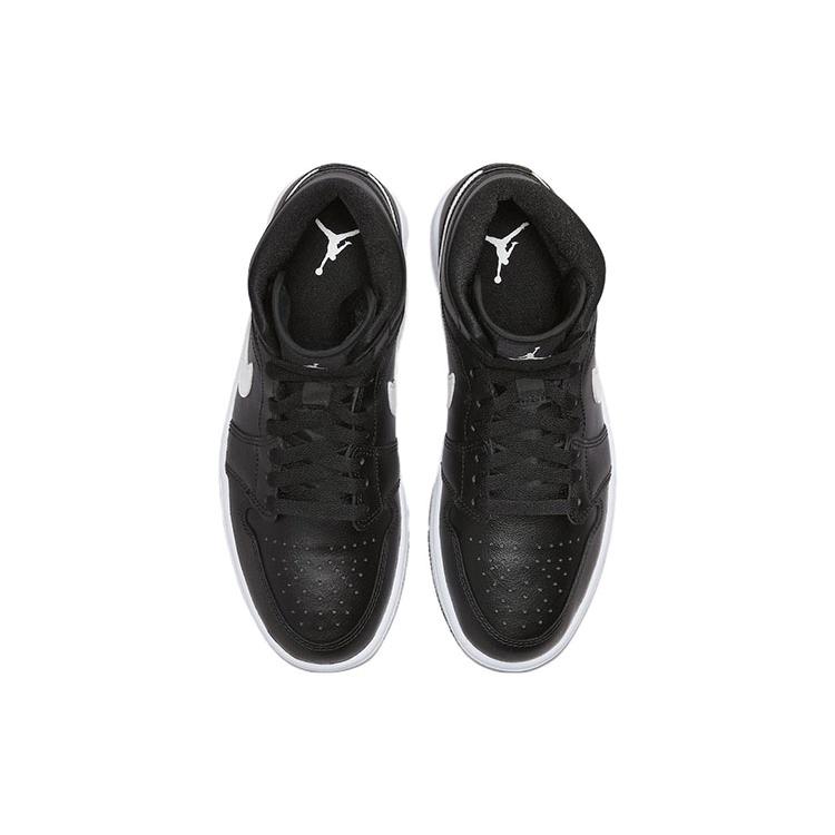 New JORDAN 1 Mid Black White Women's DV0991-001