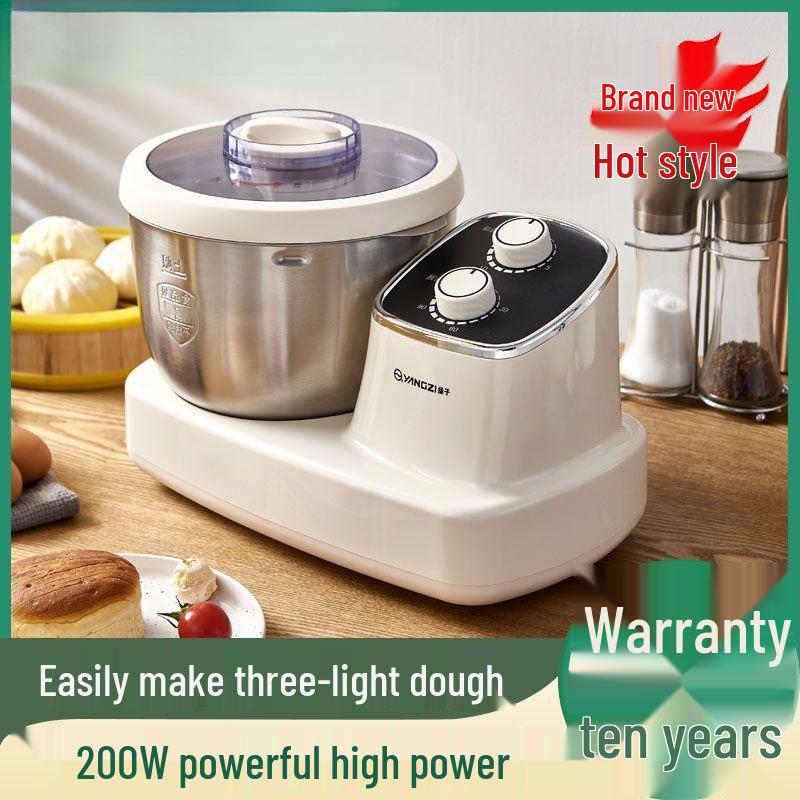Fully Automatic Small Household Dough Mixer with Intelligent Kneading, Proofing, Beating, and Constant Temperature Fermentation.