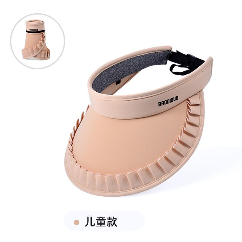 8471 Summer Parent-child Lace Eaves Empty Top Hat UV Protection Hat Women's Outdoor Leisure Sun Protection Hat