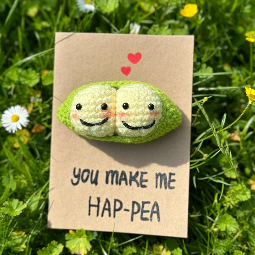 Handmade Crochet Greeting Cards, Cute Amigurumi Card Set For Valentine's Day Birthday Teacher's Day Mother's Day Christmas