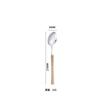 Wooden Handle Cutlery Set 304 Stainless Steel Knife Fork Spoon Teaspoon Dinnerware Set  Japanese Tableware Kitchen Utensils