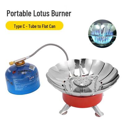 ZISIZ Portable Windproof Lotus Camping Stove