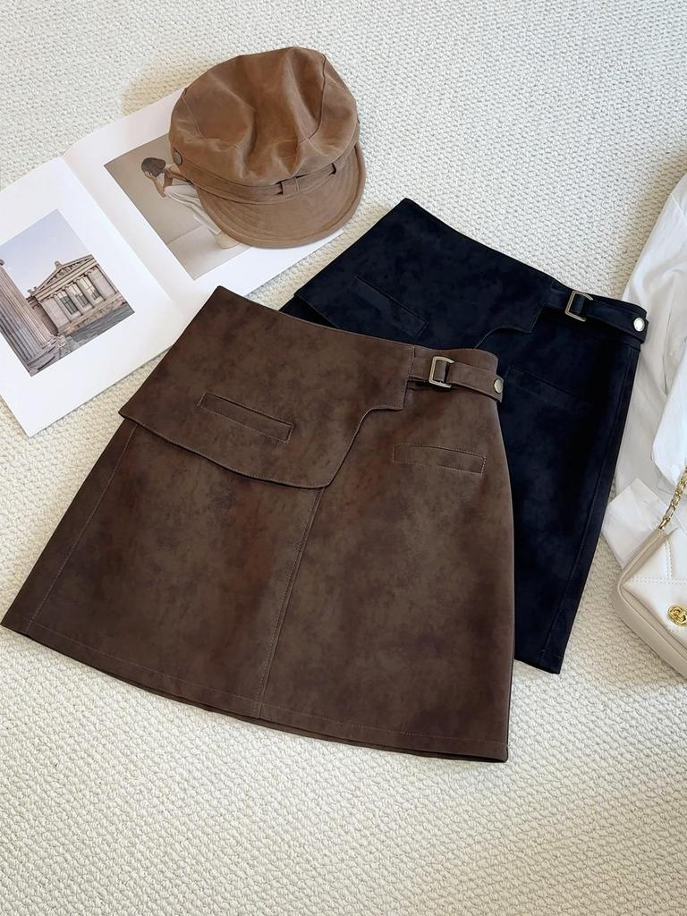 Retro High-Waist A-Linien-Rock mit Futter - Neu für die Herbst/Winter Kollektion 2025