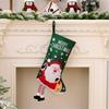 Stylish Christmas Stockings with Plush Texture for Seasonal Fireplaces Hangings Checkered Holiday Decors