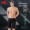 YINGFA Men's FINA Approved Racing Kneelength Swim Trunks