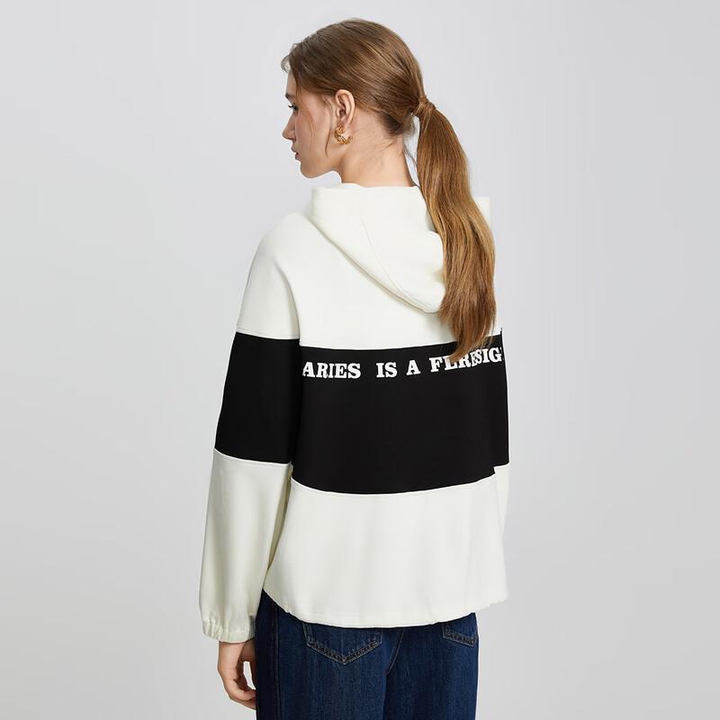 TATO Women's Striped Hooded Sweatshirt