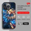 Anime Fullmetal Alchemist Phone Case black IMD Colorful Silver Suitable soft case for iPhone 16 15 14 13 12 11 XS Pro Max
