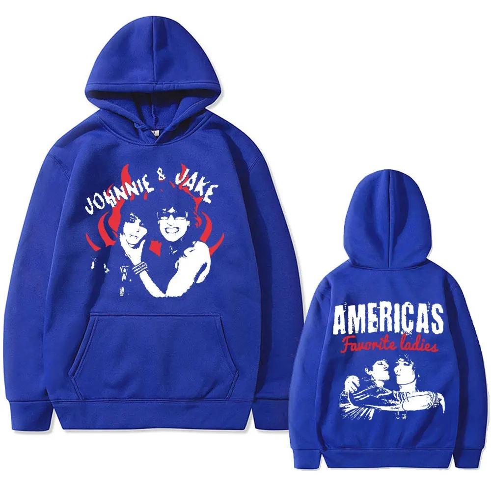 Jake Webber a Johnnie Guilbert Oboustranný potisk pánská podzimní fleecová mikina Regular fit Dlouhý rukáv oblečení Módní Streetwear