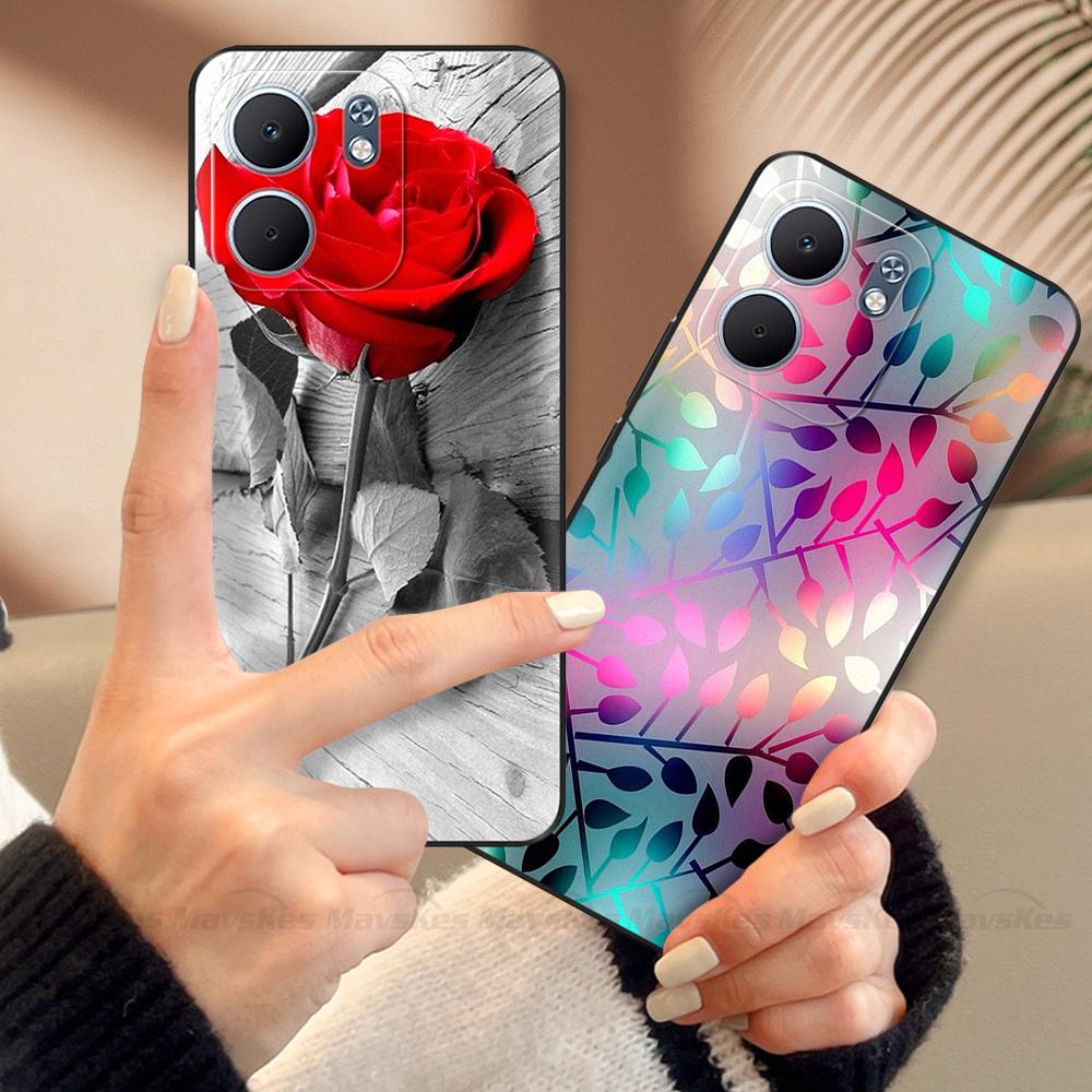 For Oppo A5x 4G 5G Phone Case A5 X Soft Silicone Cat Painted Back Cover For Oppo A5x Case A 5x 6.67" Shockproof Protective Shell