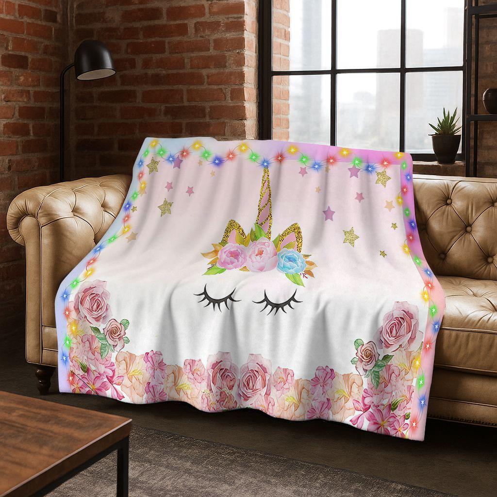 Elegant Ballet Dacing Girl Ballerina Cartoon Flannel Blanket,Cozy Soft Throw Blanket for Home Bedroom Bed Sofa Cover Gift Kids