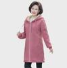 Lambskin Women's Casual Loose Korean-Style Mid-Length Thickened Velvet Sweater Coat, 2022 Winter Edition