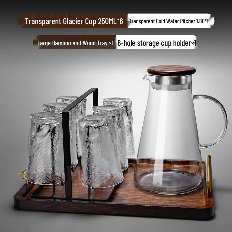 Qiwei Retro Glacier Glass Drinking Cup