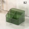 Desktop Five Grid Storage Box, Transparent Trapezoidal Acrylic Dressing Table, Household Lipstick And Cosmetics Sorting Box