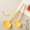 Spatulă Silicon Ciupercă pentru Gătit Răsucitor Rezistent la Căldură pentru Tigăi Antiaderente și Acoperite Ustensilă Sigură de Bucătărie pentru Gătit