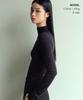 MUSINSA STANDARD WOMAN Women'S Wool Tencel Slim Turtleneck Long Sleeve T-Shirt [Black]