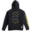 Coach Letter Print Hooded Long Sleeve Sweatshirt Unisex Sweatshirt Black CL507-BLC