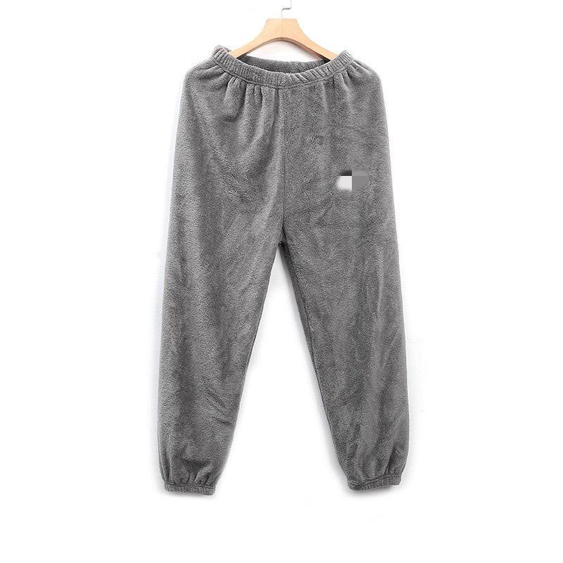 Damen Flanell Pyjama Set, verdickt: Gemütlicher Korallenfleece Langarm Hausmantel für Herbst und Winter.