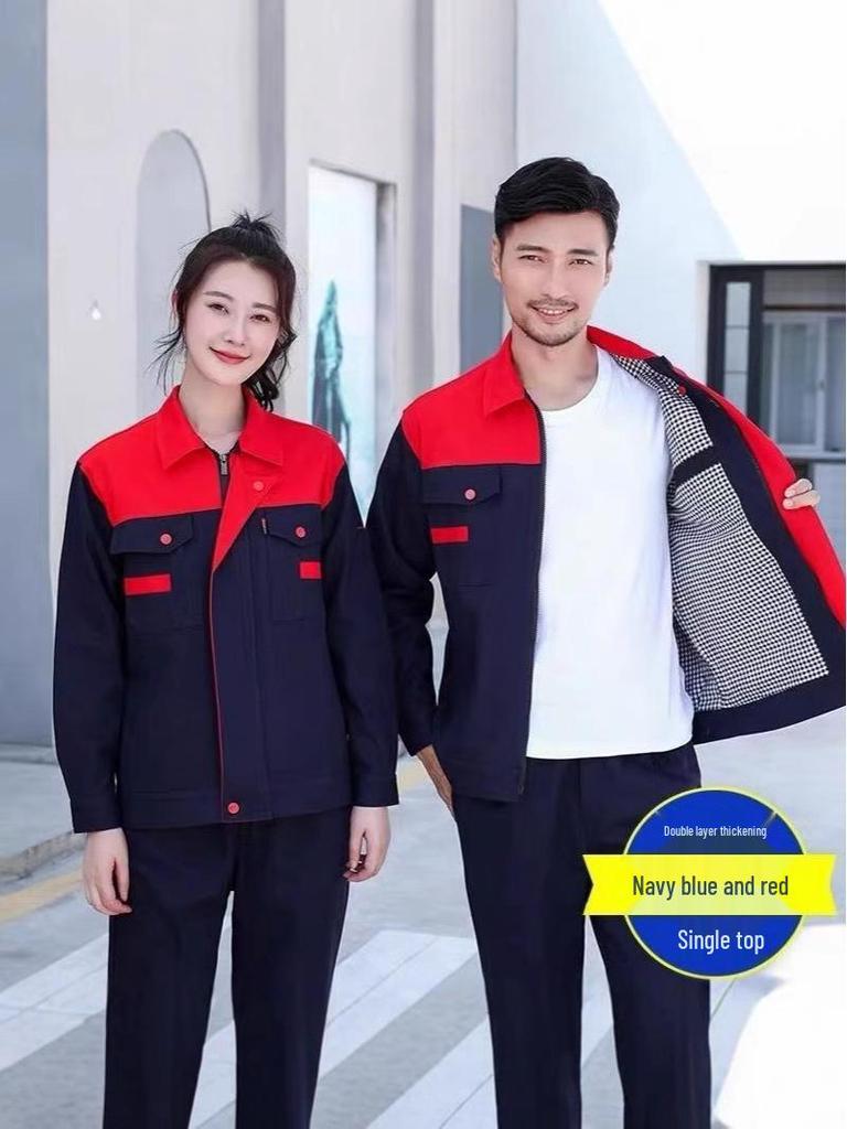 Men's and Women's Durable Long Sleeve Workwear Suit for All Seasons