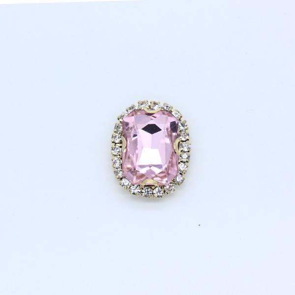 Kryształowe Szkło Ośmiokątny Pazur Diament Ozdoby do Włosów - DIY Akcesoria Dekoracyjne