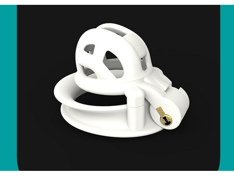 Abstinence Mini Cobra Chastity Lock: Ultra-Small Anti-Masturbation Purity Device for Men.